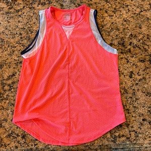 Lucky In Love hot pink w navy blue trim